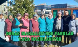 DURAK MAHALLESİ’NDE PARKLAR YAZA HAZIRLANIYOR