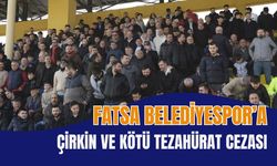 Fatsa Belediyespor’a Çirkin ve Kötü Tezahürat Cezası