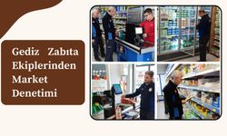 Gediz Zabıta Ekiplerinden Market Denetimi