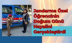 Jandarma Özel Öğrencinin Doğum Günü Hayalini Gerçekleştirdi