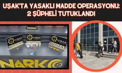 Uşak’ta yasaklı madde operasyonu: 2 şüpheli tutuklandı