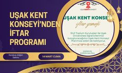 Uşak Kent Konseyi’nden İftar Programı