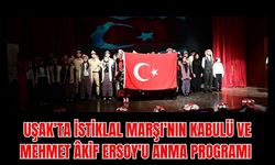 Uşak’ta İstiklal Marşı’nın Kabulü ve Mehmet Âkif Ersoy'u Anma Programı