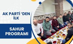 Uşak Ak Parti'den İlk Sahur Programı