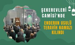 Şekerevleri Camisi'nde Enderun Usulü Teravih Namazı Kılındı