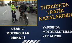 Uşak'lı Motorcular Dikkat! Bu Sayılar Sizin İçin !