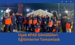 Uşak AFAD Gönüllüleri Eğitimlerini Tamamladı