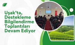 Uşak’ta, Destekleme Bilgilendirme Toplantıları Devam Ediyor