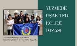 YÜZMEDE UŞAK TED KOLEJİ İMZASI