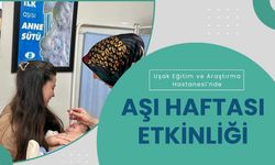Uşak Eğitim ve Araştırma Hastanesi’nde Aşı Haftası Etkinliği