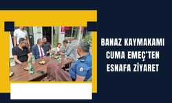 Banaz Kaymakamı Cuma Emeç’ten Esnafa Ziyaret