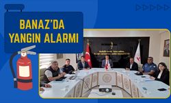 Banaz’da Yangın Alarmı