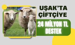 Uşak’ta Çiftçiye 24 Milyon TL Destek