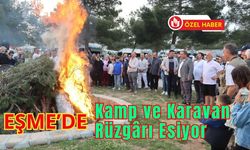 Eşme’de Kamp ve Karavan Rüzgârı Esiyor
