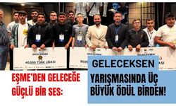 Eşme’den Geleceğe Güçlü Bir Ses: GELECEKSEN Yarışmasında Üç Büyük Ödül Birden!