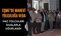 Eşme’de Manevi Yolculuğa Veda: Hac Yolcuları Dualarla Uğurlandı