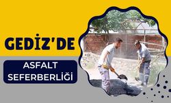 Gediz’de Asfalt Seferberliği