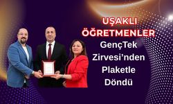 Uşaklı Öğretmenler GençTek Zirvesi’nden Plaketle Döndü