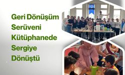 Geri Dönüşüm Serüveni Kütüphanede Sergiye Dönüştü