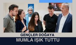 Gençler Doğaya Mumla Işık Tuttu