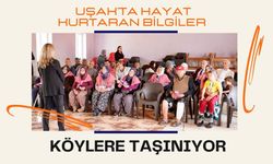 Uşak’ta Hayat Kurtaran Bilgiler Köylere Taşınıyor