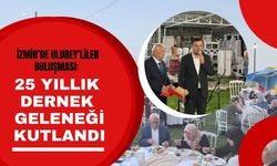 İzmir’de Ulubey’liler Buluşması: 25 Yıllık Dernek Geleneği Kutlandı