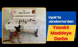 Uşak’ta Jandarma’dan Yasaklı Maddeye Darbe