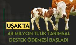 Uşak’ta 48 Milyon TL’lik Tarımsal Destek Ödemesi Başladı