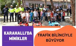 Karahallı’da Minikler Trafik Bilinciyle Büyüyor