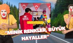 Uşak Üniversitesi Yeni Medya ve İletişim Bölümü Öğrencilerinin “Minik Renkler, Büyük Hayaller” Sorumluluk Projesi