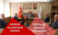 Müdür Yılmaz’dan Gediz’e Eğitim ve Gençlik Çıkarması