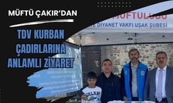 Müftü Çakır’dan TDV Kurban Çadırlarına Anlamlı Ziyaret