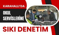 Karahallı’da Okul Servislerine Sıkı Denetim