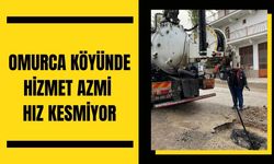 Omurca Köyünde Hizmet Azmi Hız Kesmiyor