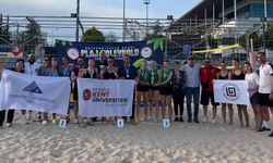 Plaj Voleybolu Şampiyonası Antalya’da Yapıldı