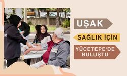 Uşak Sağlık İçin Yücetepe'de Buluştu