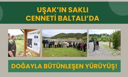 Uşak’ın Saklı Cenneti Baltalı’da Doğayla Bütünleşen Yürüyüş!