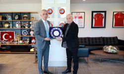 TFF Başkanı Hacıosmanoğlu'na Ziyaret