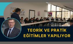 Teorik ve pratik eğitimler yapılıyor