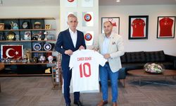 Caner Demir, TFF Başkanı Hacıosmanoğlu'nu Ziyaret Etti