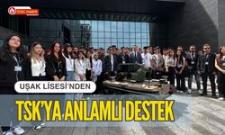 Uşak Lisesi’nden TSK’ya Anlamlı Destek