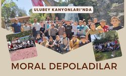Ulubey Kanyonları’nda Moral Depoladılar