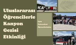 Uşak Üniversitesi Öğrencilerinden Uluslararası Öğrencilerle Kanyon Gezisi Etkinliği