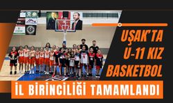 Uşak’ta U-11 Kız Basketbol İl Birinciliği Tamamlandı