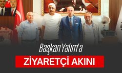Başkan Yalım'a Ziyaretçi Akını