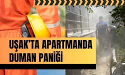 Uşak’ta Apartmanda Duman Paniği