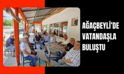 Ağaçbeyli’de Vatandaşla Buluştu.