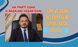 AK Parti’den Uşak Belediyesi’ne Siyasi Baskı İddiası