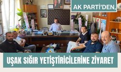 AK Parti’den, Uşak Sığır Yetiştiricilerine Ziyaret