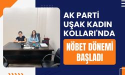 AK Parti Uşak Kadın Kolları'nda Nöbet Dönemi Başladı
